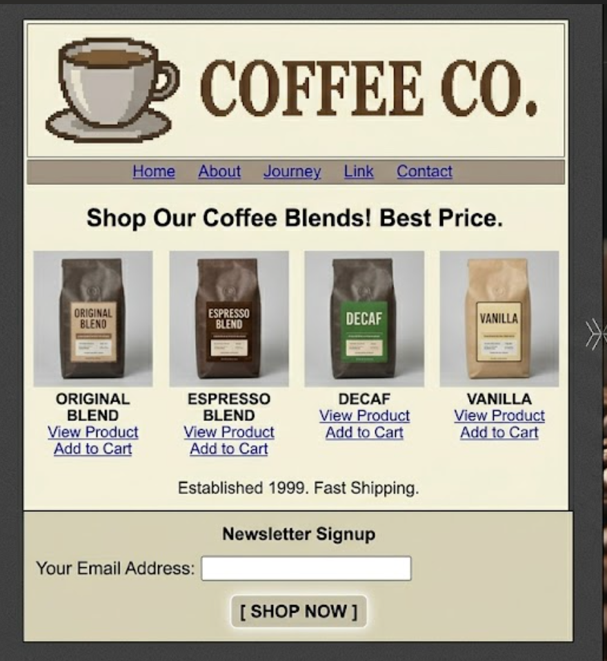 Coffee Co Before