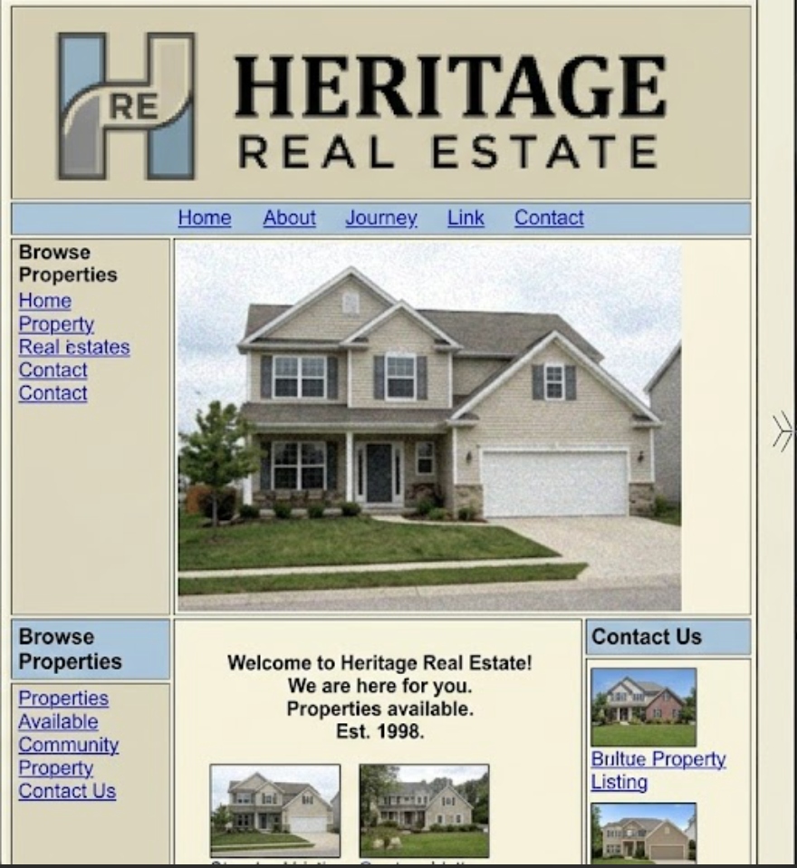 Heritage Real Estate Before